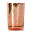 Set of 6 Copper Mercury Glass Votive Holders - Elegant Home Accents Silver Mercury Glass Votive Cup Set of 6 (3.5″Hx2.5″W)