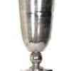 33” Modern Aluminum Vase - Elegant Decorative Centerpiece & Gift Idea Nickel Aluminum Vase (43″Hx16″)