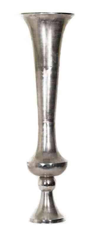 48” Nickel Aluminum Vase – Elegant Contemporary Decor & Centerpieces Nickel Aluminum Vase (66″x15″)
