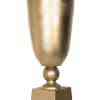 43” Gold Aluminum Vase: Elegant Centerpiece for Modern Home Decor Nickel Aluminum Vase (43″Hx16″)