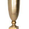 Stunning 33" Gold Decorative Aluminum Vase - Modern Home Decor & Centerpiece Nickel Aluminum Vase (43″Hx16″)