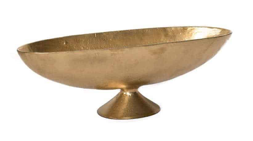 Nickel Aluminum Bowl (21″Lx7″Hx 6.5″W)
