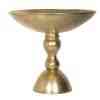Elegant 20" Gold Decorative Bowl - Luxury Aluminum Home Decor Centerpiece Gold Aluminum Bowl (23″Dx21″H)
