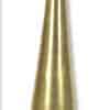 35” Gold Aluminum Candle Stand - Elegant Decorative Home Decor Nickel Aluminum Candle Stand (35″Hx6″)