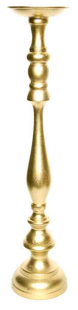 Nickel Aluminum Candle Stand (35″Hx6″)