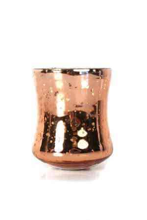 Copper Mercury Glass Votive Cup without Peg Pk of 6 (3.5″x2.75″)