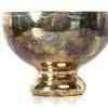 Elegant Burnt Gold Mercury Glass Bowl - 7.5"x5.5" Decorative Centerpiece Gold Mercury Glass Bowl (7.5″x5″)