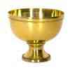 Gold Aluminum Revere Bowl | 6.5"Dx5"H - Elegant Centerpiece & Versatile Kitchenware Silver Aluminum Revere Bowl (6.5″D X 5″H)