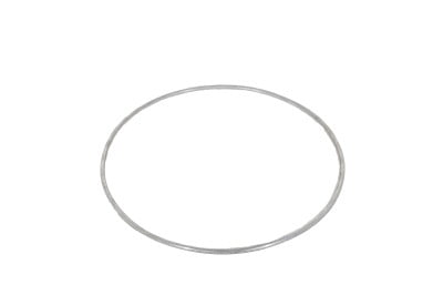 24" Silver Aluminum Bridal Wreath Hoops - 12 Pack for Event Styling Silver Aluminum Circle Bridal/Wreath Hoop 12″ Set of 12