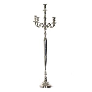Nickel Aluminum Candelabra (60″Hx22″D)