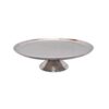 Elegant Nickel Aluminum Cake Stand - 5" High Nickel Aluminum Cake Stand (5.5″Hx16″D)