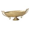 Large 26" Gold Serving Bowl - Elegant Aluminum Kitchenware & Centerpiece Gold Aluminum Bowl (26″Lx8.5″Hx6.5″W)