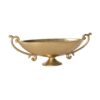 Elegant 22” Gold Aluminum Serving Bowl - Modern Decorative Kitchenware Gold Aluminum Bowl (26″Lx8.5″Hx6.5″W)