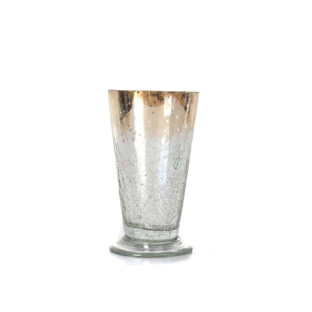 Gold Mercury Glass Mint Julep Cup (3″x4.5″)