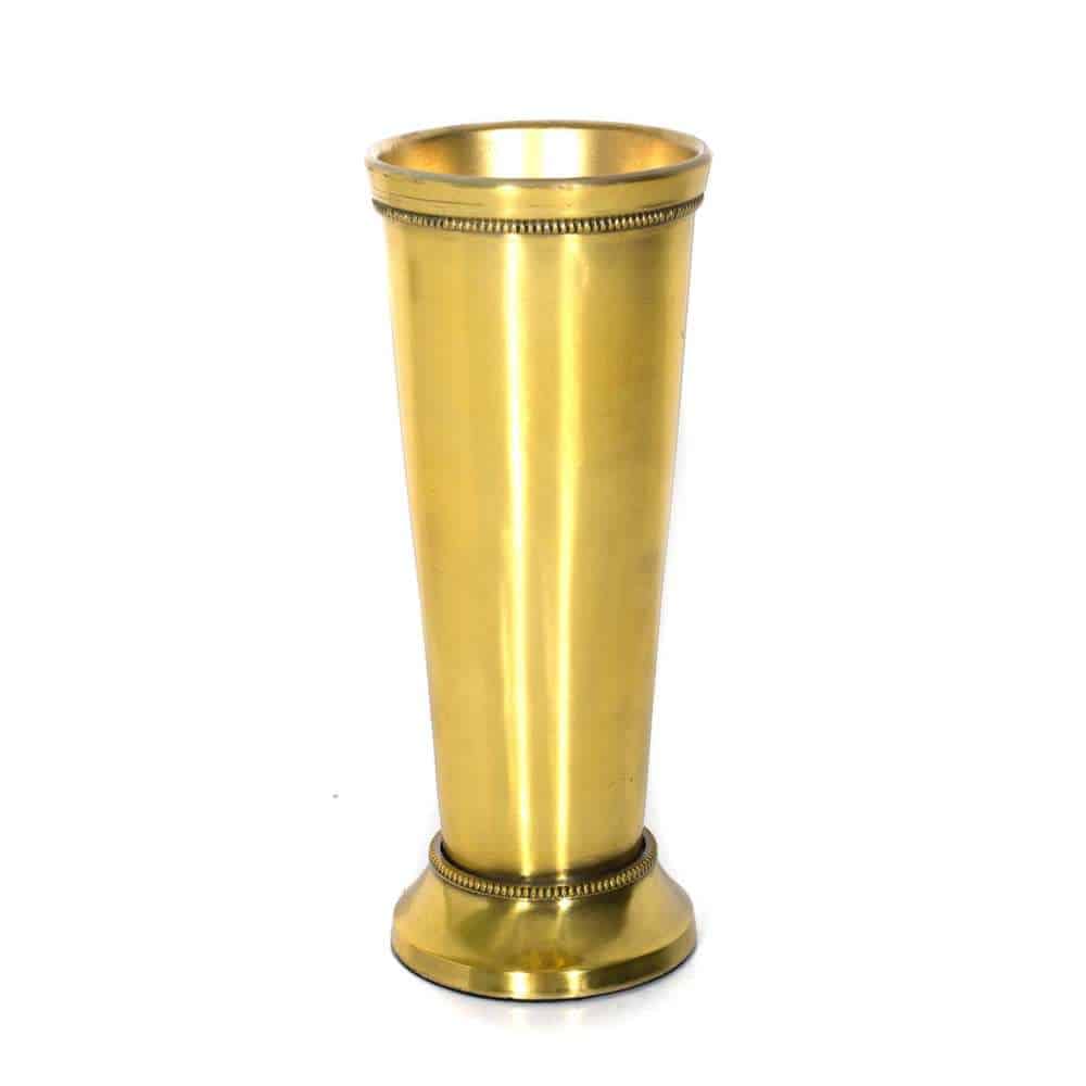 "7" Gold Mint Julep Cup - Elegant Aluminum Drinkware for Any Occasion" Silver Aluminum Mint Julep Cup 7″