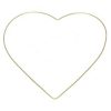 12 Gold Aluminum Heart-Shaped Wreath Hoops for Wedding Décor & Crafts Silver Aluminum Heart Shaped Bridal/Wreath Hoop 12″ Set of 12