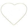 Create Stunning Heart Shaped Wreath Hoops - 12 Gold Aluminum Craft Supplies Silver Aluminum Heart Shaped Bridal/Wreath Hoop 12″ Set of 12