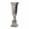 Elevate Your Space with a 43" Tall Decorative Metal Flower Vase Nickel Aluminum Vase (43″Hx16″)