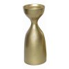 Elegant 10” Gold Aluminum Candle Holder - Durable & Versatile Décor Gold Aluminum Candle Stand (8″Hx4″D)