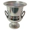 Elegant Nickel Plated Urn - 8''x7'' | Durable Memorial Urn Options Nickel Plated Urn (8″Hx7″W)