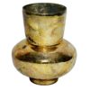 Gold Mercury Glass Vase - 5.5" Elegant Home Decor & Unique Gift Ideas Gold Mercury Glass Vase Surahi Vase (5.5″Hx4.5″W)