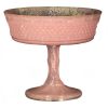 Elegant 7" Pink Mercury Glass Bowl - Decorative Storage & Centerpiece Ideas Pink Mercury Glass Bowl (7″Dx6″H)