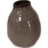 Handcrafted Earthware Chocolate 6"x4.5" - Eco-Friendly Unique Decor Art Design Earthware Chocolate Vase 6″Hx 4.5″W