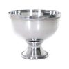 Elegant 6.5" Silver Serving Bowl - Durable Aluminum Decorative Centerpiece Silver Aluminum Revere Bowl (6.5″D X 5″H)