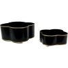 Elegant Victorian Black Iron Planters Set of 2 - Decorative Indoor/Outdoor Pots Iron Victorian White Planter 12″x6, 9″x4″ set /2