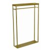 Elegant Gold Iron Decor Stand - 32" Aayat Display for Home & Office Gold Iron Rectangular Aayat Stand (32″Hx20″Lx5.5″W)