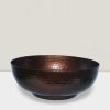 Set of 6 Vintage Inspired Iron Bronze Hammered Decorative Serving Bowls Iron Bronze hammered bowl 4’Dx2.5’H