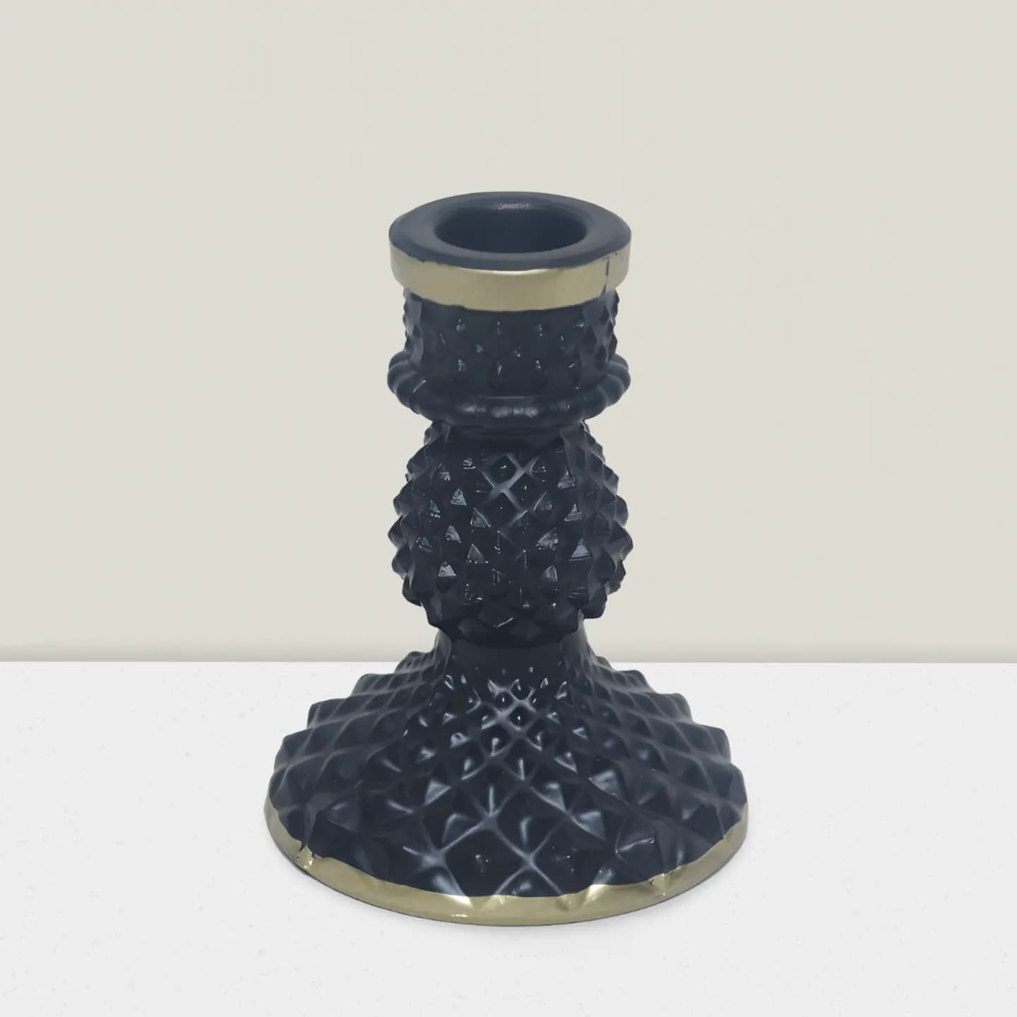 Rajasi Glass Clear & GLD C/S 4″Hx3″W