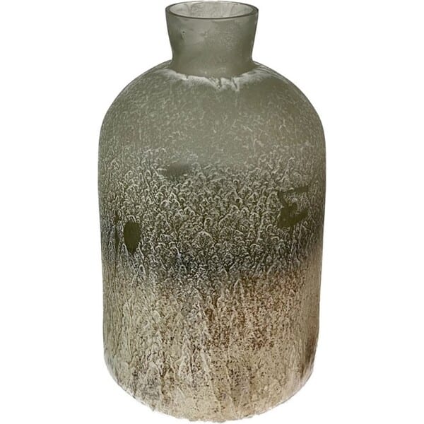 Elegant 12" Platinum Gold Decorative Glass Vase - Luxury Centerpiece Decor Platinum Gold Glass Bowl Vase 12″x7″
