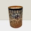 Elegant 6" Black & Gold Votive Holder - Modern Centerpiece Decor Windsor collection Iron Black & Gold votive 4″Hx3″D