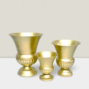 Gold urn  6″HX6″D