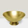 Gold footd bowl 3.5″ HX7.5″ D Pk of 6