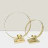Elegant 18" Gold Candle Ring - Durable Decorative Centerpiece for Pillar Holders Gold Pillar candle ring 14″ HX12″ D