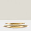 Set of 2 Gold Decorative Canoes - Unique Home Decor & Crafting Supplies Silver hmmrd canoe 36″Lx5″W Pk of 6